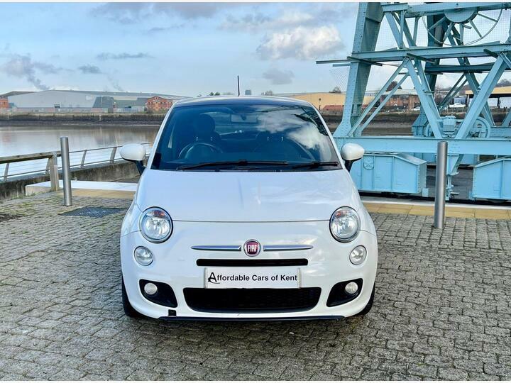 Fiat 500 1.2 S Hatchback Dualogic Euro 6 Ss HY63CVN White #2