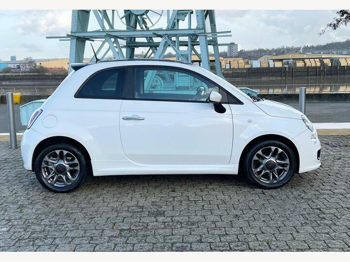 Fiat 500 1.2 S Hatchback Dualogic Euro 6 Ss HY63CVN White #3
