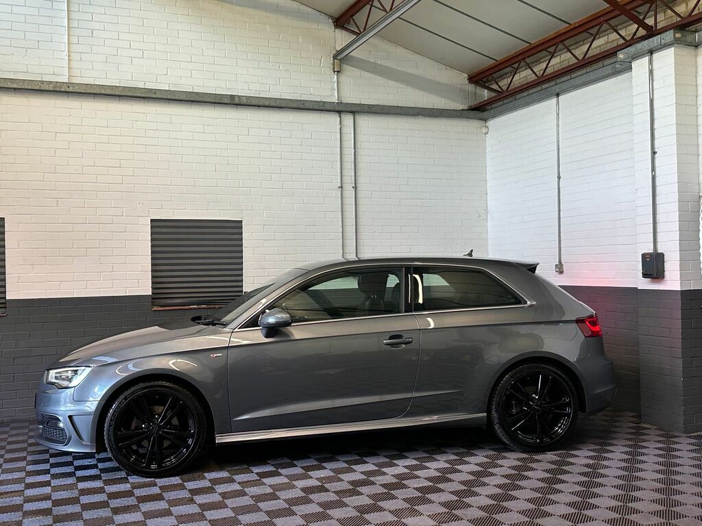 Audi A3 2.0 Tdi S Line Hatchback Euro 6 OY64VXW Grey #4