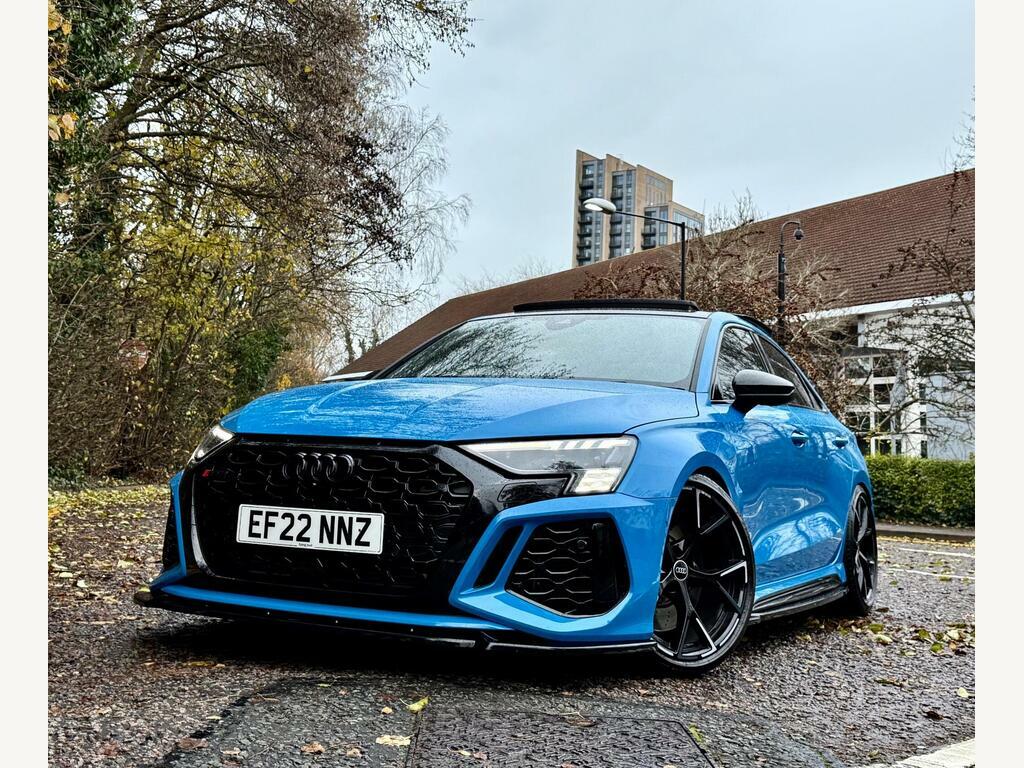 Audi RS3 2.5 Tfsi Vorsprung S Tronic Quattro Euro 6 S S EF22NNZ Blue #5