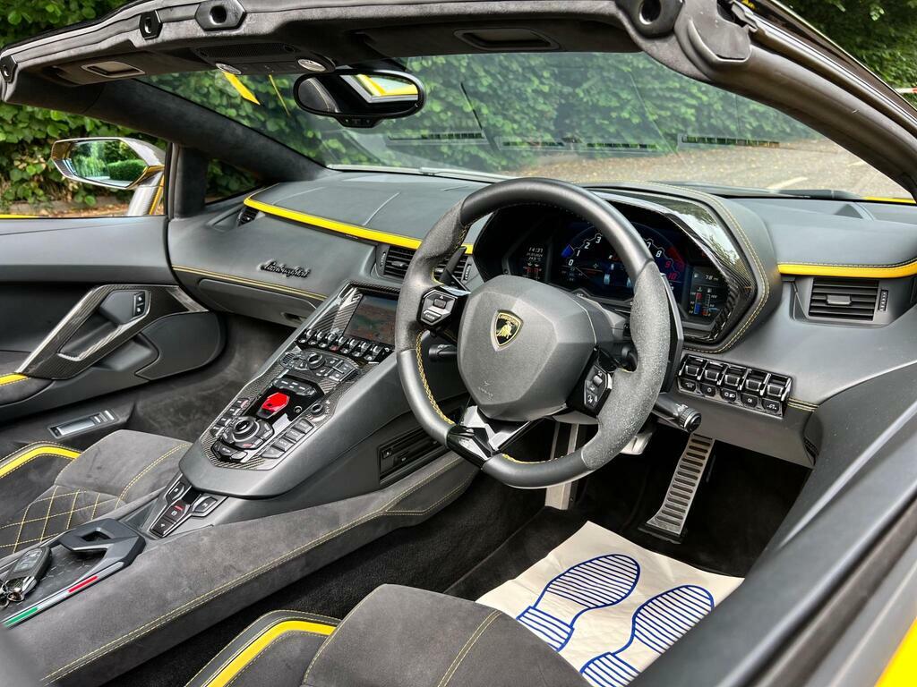 Lamborghini Aventador 6.5 V12 Lp 740-4 S Roadster Isr 4Wd Euro 6 Yellow #4