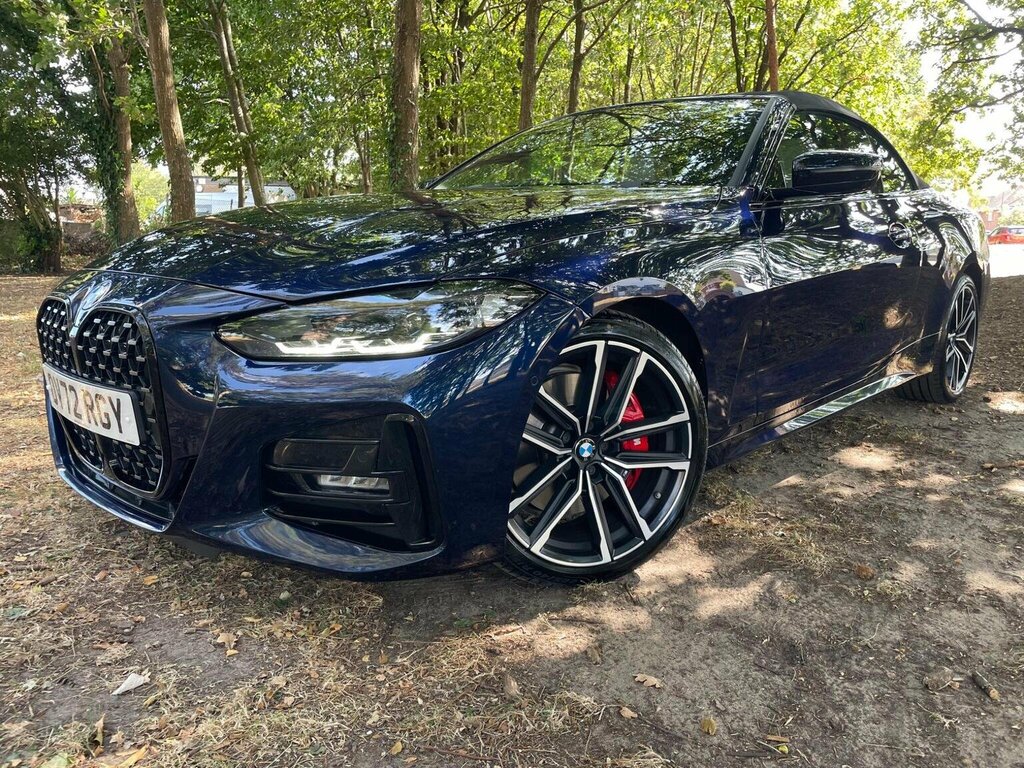 BMW 4 Series Convertible 3.0 430D Mht M Sport Pro Edition Blue