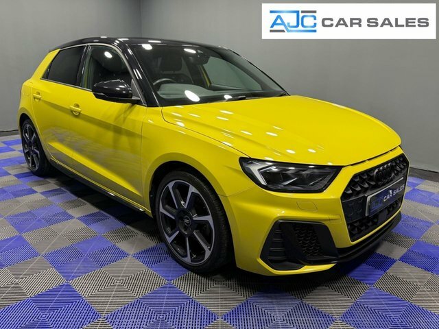 Audi A1 2019 1.5 Tfsi 35 S Line Contrast Edition Sportback AD19FSA Yellow #2