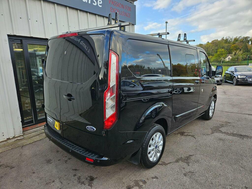 Ford Transit Custom Combi Van 2.0 320 Ecoblue Limited Crew Van L1 H1 E HW70TYK Black #4