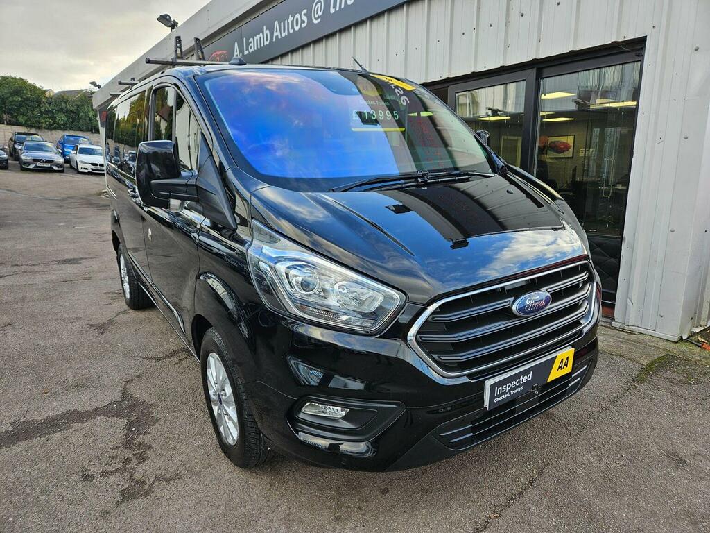 Ford Transit Custom Combi Van 2.0 320 Ecoblue Limited Crew Van L1 H1 E Black