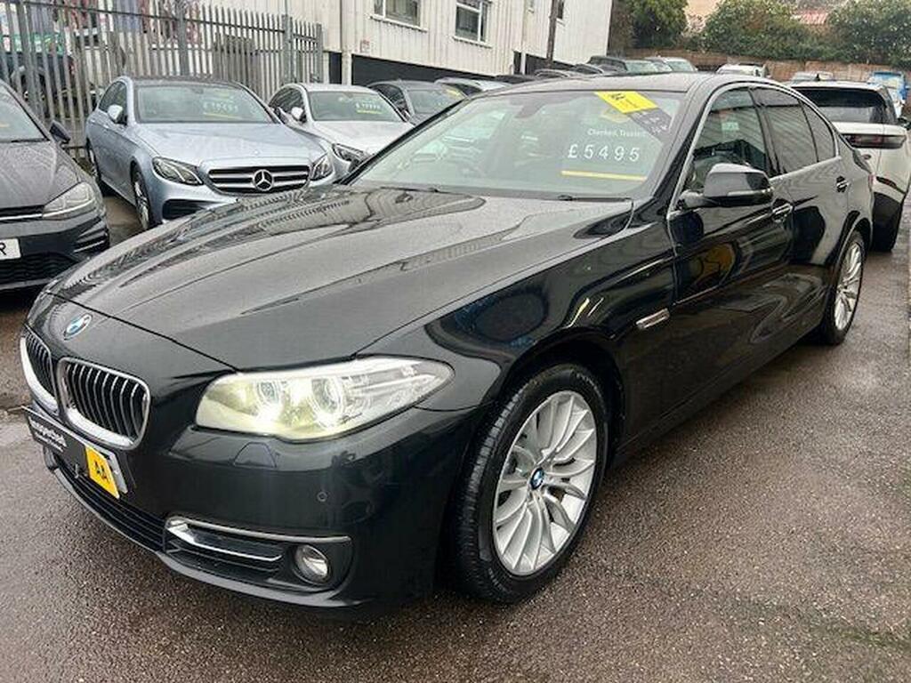 BMW 5 Series Saloon 2.0 520D Luxury Euro 6 Ss 201363 FT63EWF Black #4