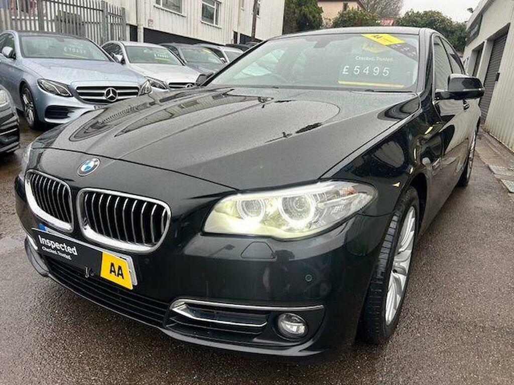 BMW 5 Series Saloon 2.0 520D Luxury Euro 6 Ss 201363 FT63EWF Black #3