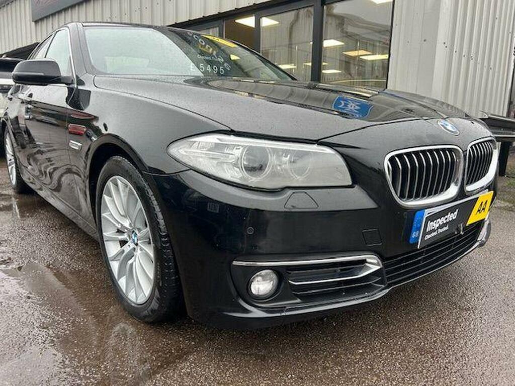 BMW 5 Series Saloon 2.0 520D Luxury Euro 6 Ss 201363 FT63EWF Black #2