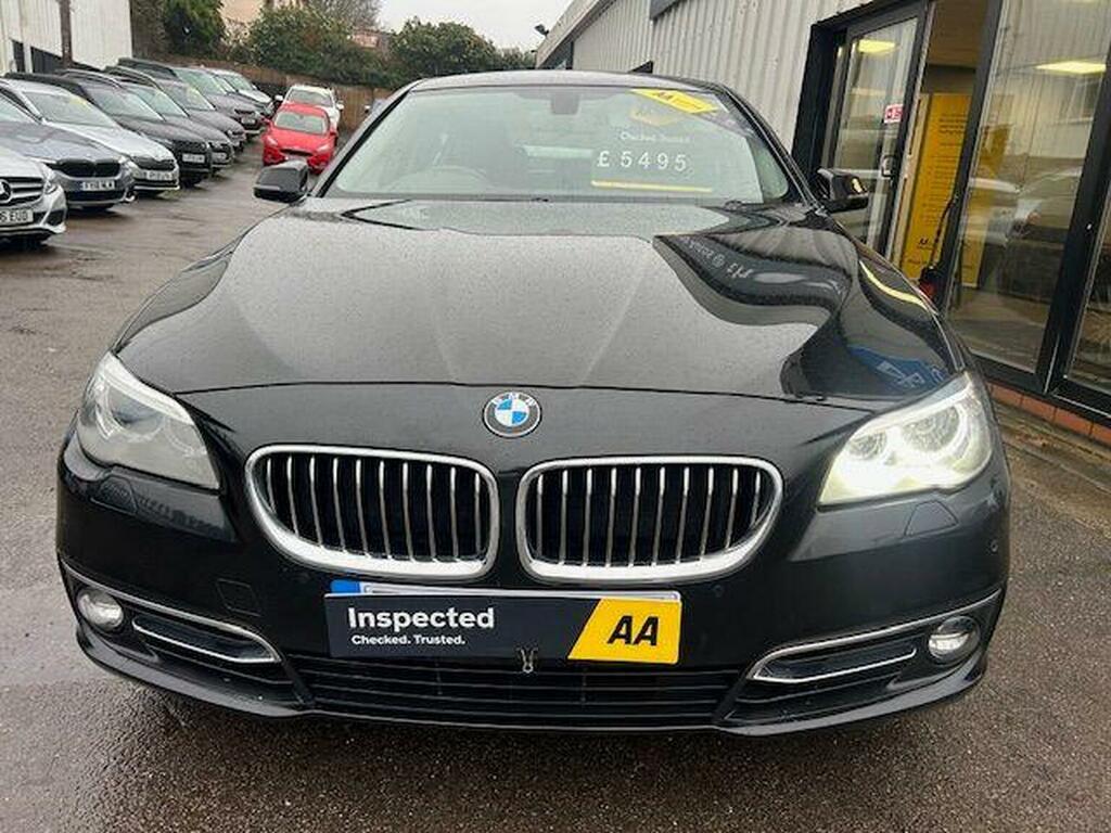 BMW 5 Series Saloon 2.0 520D Luxury Euro 6 Ss 201363 FT63EWF Black #5