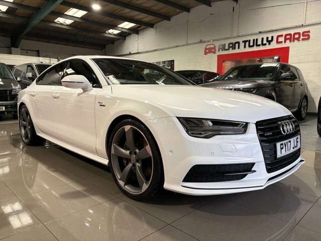 Audi A7 2017 3.0 Bitdi V6 Black Edition Sportback Dies White