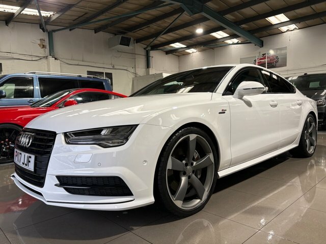 Audi A7 2017 3.0 Bitdi V6 Black Edition Sportback Dies White #2