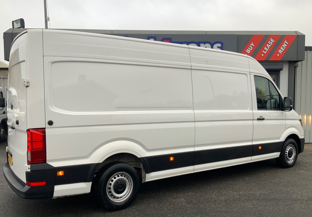 Volkswagen Crafter Cr35 2.0 Tdi 140 Bhp Lwb High Roof Commerce Plus - YK74UKL White #5