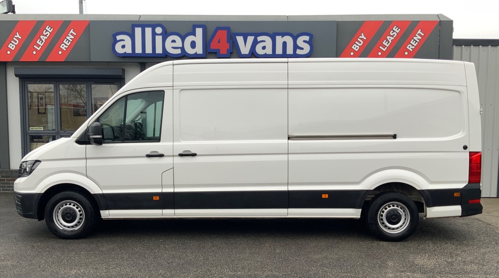 Volkswagen Crafter Cr35 2.0 Tdi 140 Bhp Lwb High Roof Commerce Plus - YK74UKL White #2