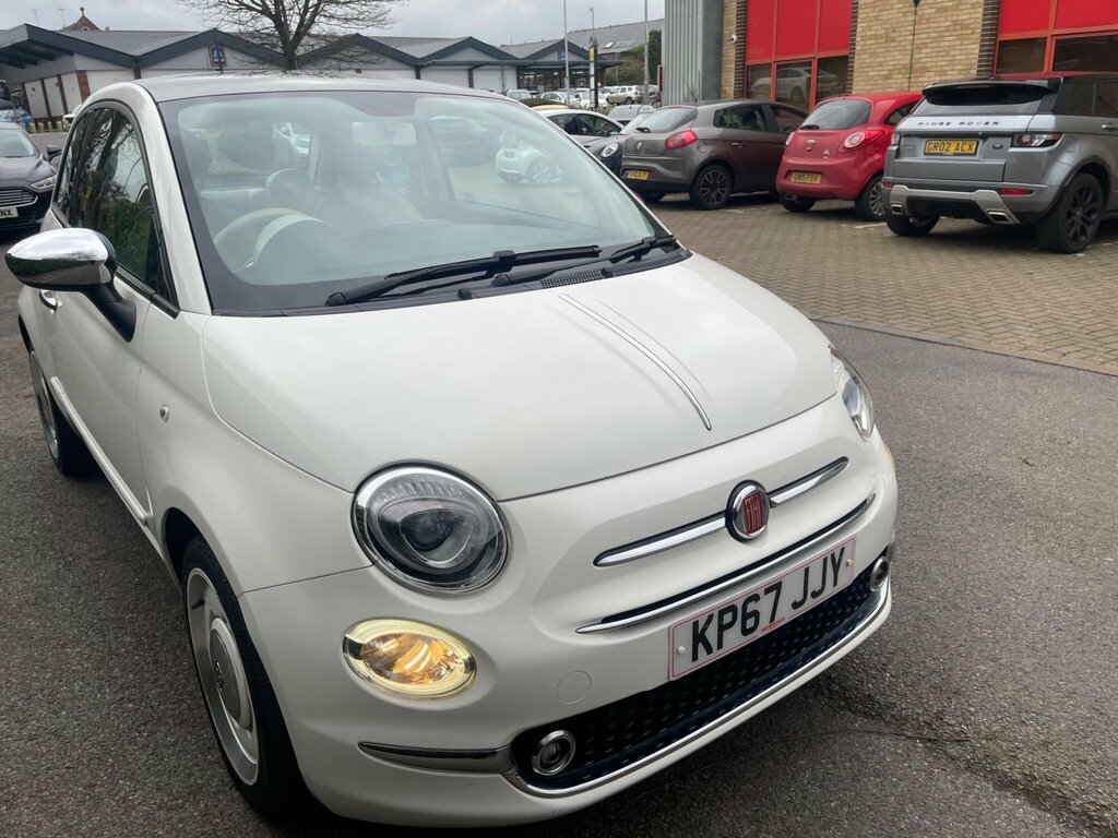Fiat 500 1.2 Anniversario Euro 6 Ss KP67JJY White #3
