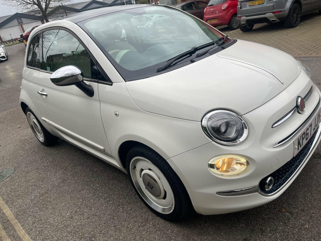 Fiat 500 1.2 Anniversario Euro 6 Ss KP67JJY White #6