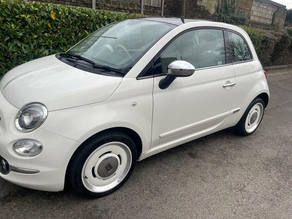 Fiat 500 1.2 Anniversario Euro 6 Ss KP67JJY White #5