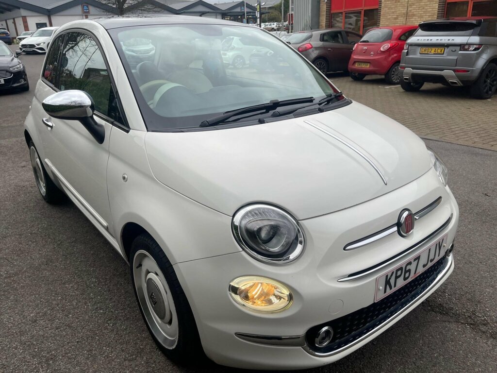 Fiat 500 1.2 Anniversario Euro 6 Ss KP67JJY White #2