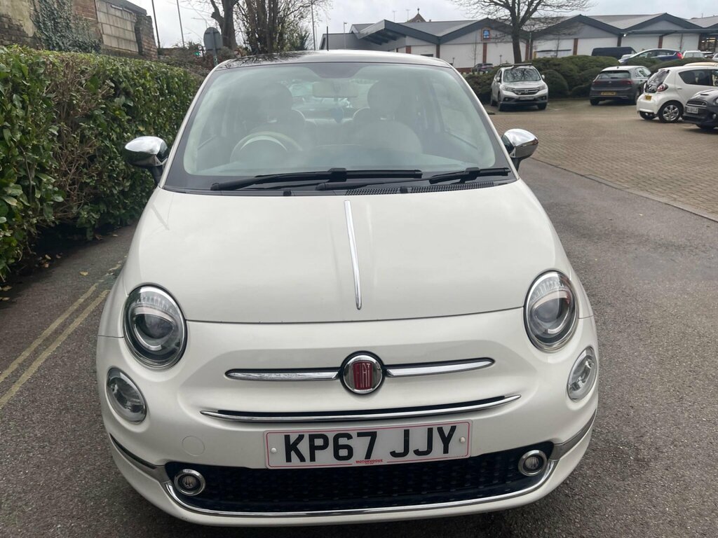 Fiat 500 1.2 Anniversario Euro 6 Ss KP67JJY White #4