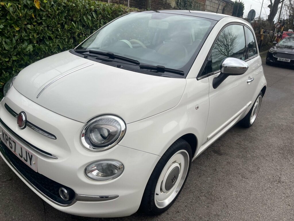 Fiat 500 1.2 Anniversario Euro 6 Ss White