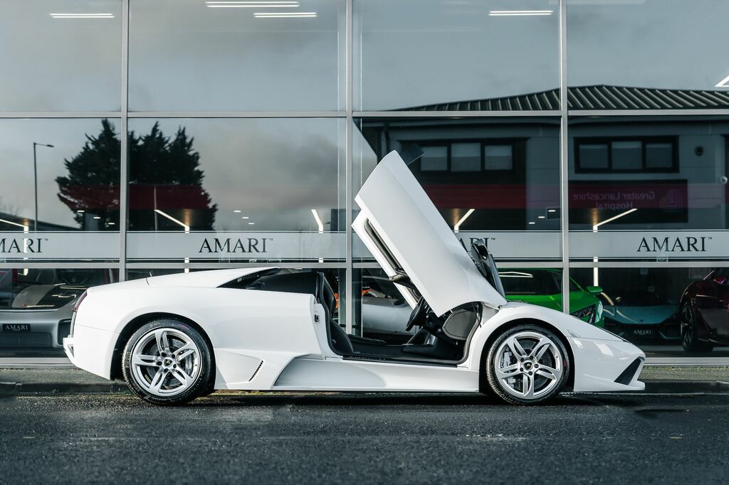 Lamborghini Murcielago Lp640 Roadster White #5