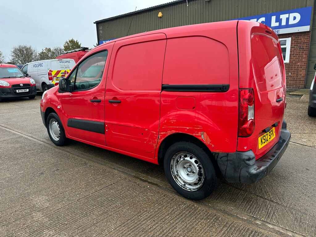 Peugeot Partner Hdi 625 S Panel Van L1 Red #5