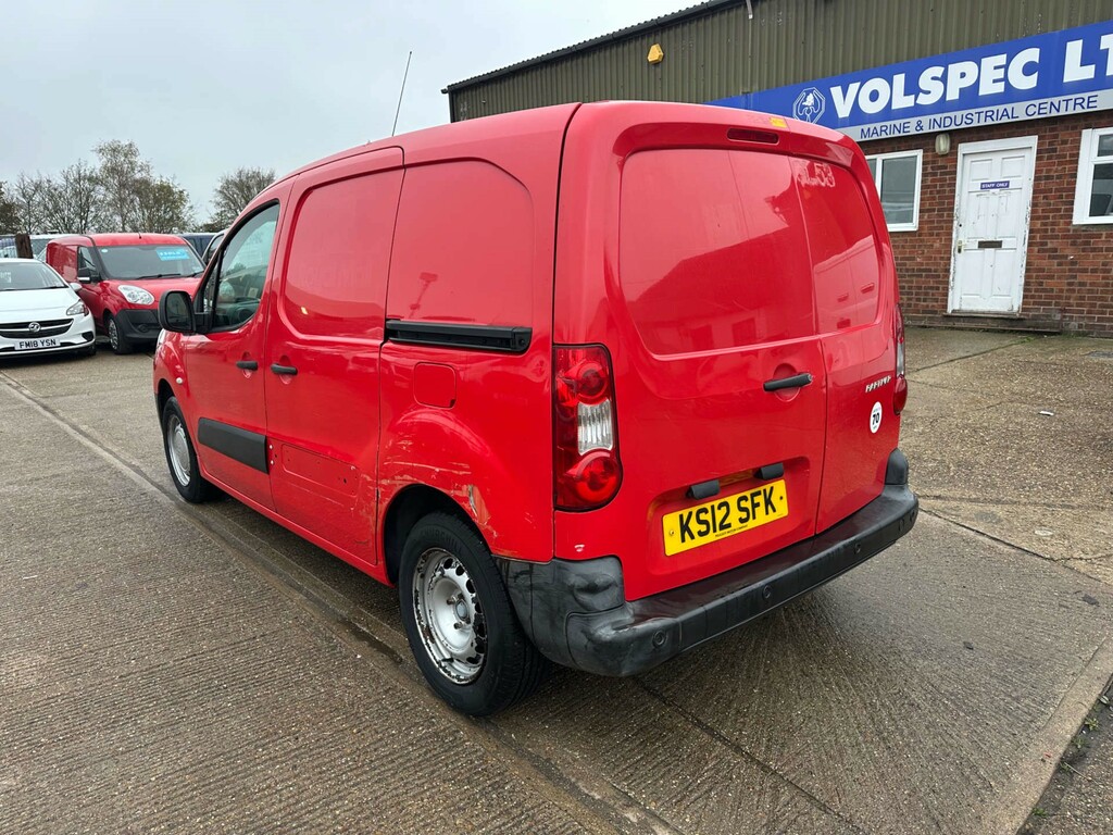 Peugeot Partner Hdi 625 S Panel Van L1 Red #6