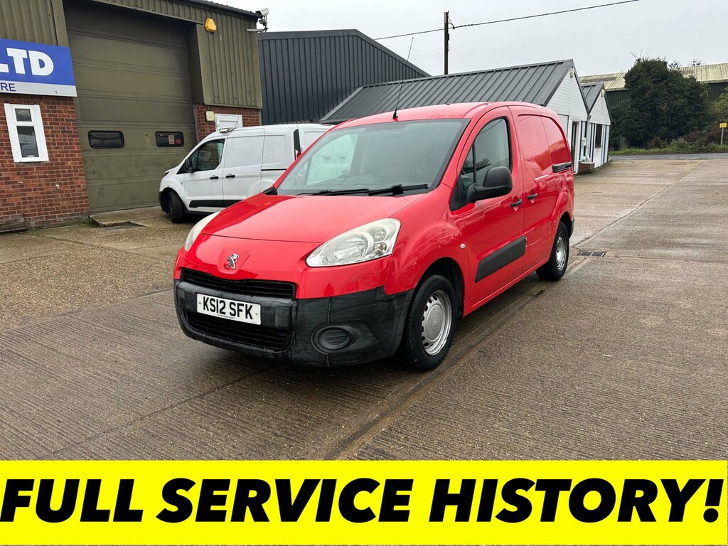 Peugeot Partner Hdi 625 S Panel Van L1 Red