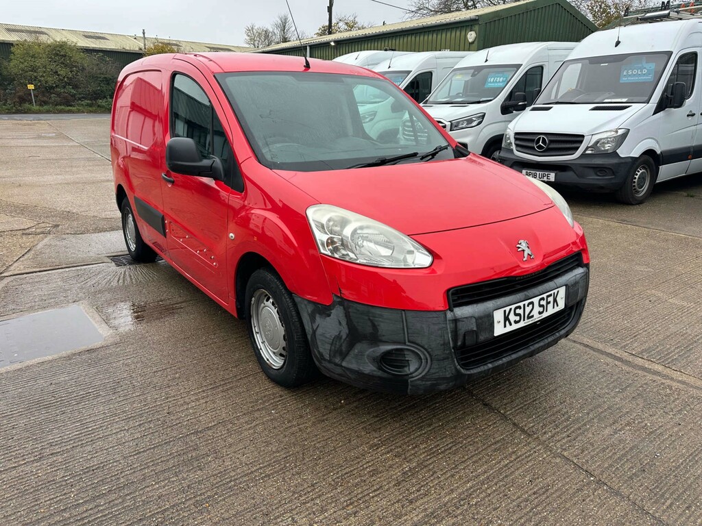 Peugeot Partner Hdi 625 S Panel Van L1 Red #2