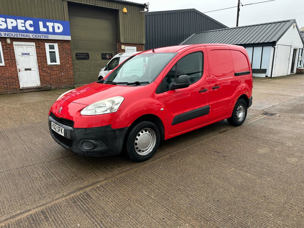 Peugeot Partner Hdi 625 S Panel Van L1 Red #3