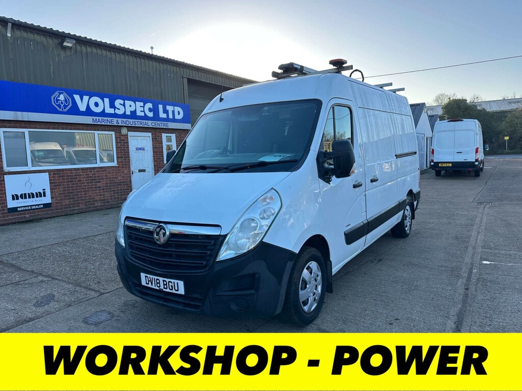 Vauxhall Movano 3500 Panel Van Fwd L2 H2 Euro 6 White