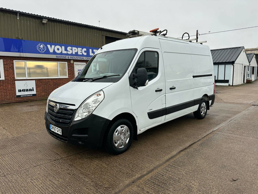 Vauxhall Movano 3500 Panel Van Fwd L2 H2 Euro 6 DY67GYO White #3