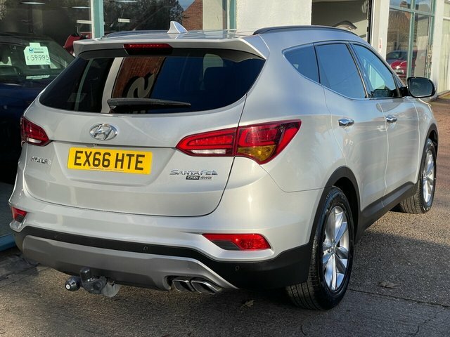 Hyundai Santa Fe 2.2 Crdi Blue Drive Premium Suv Silver #4