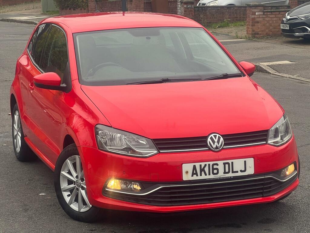 Volkswagen Polo 1.0 Bluemotion Tech Match Euro 6 Ss Red