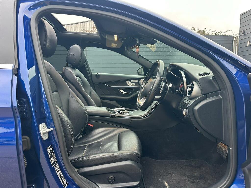 Mercedes-Benz C Class 1.6 C200d Amg Line Premium Plus G-tronic Euro 6 FL16CXR Blue #2