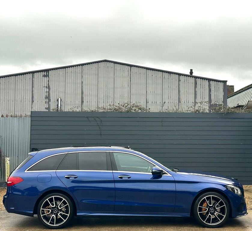 Mercedes-Benz C Class 1.6 C200d Amg Line Premium Plus G-tronic Euro 6 FL16CXR Blue #5