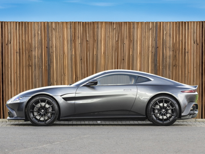Aston Martin V8 Vantage Coupe Zf 8 Speed Silver #4
