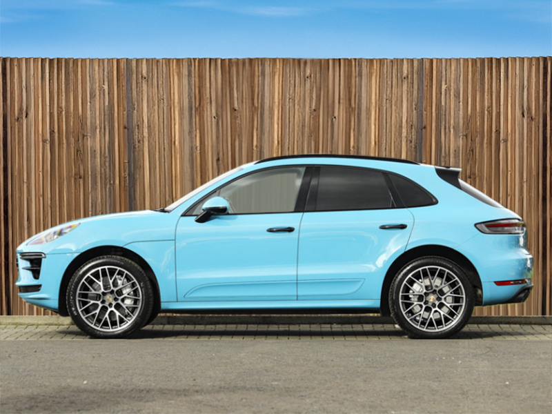 Porsche Macan Turbo Pdk Blue #4