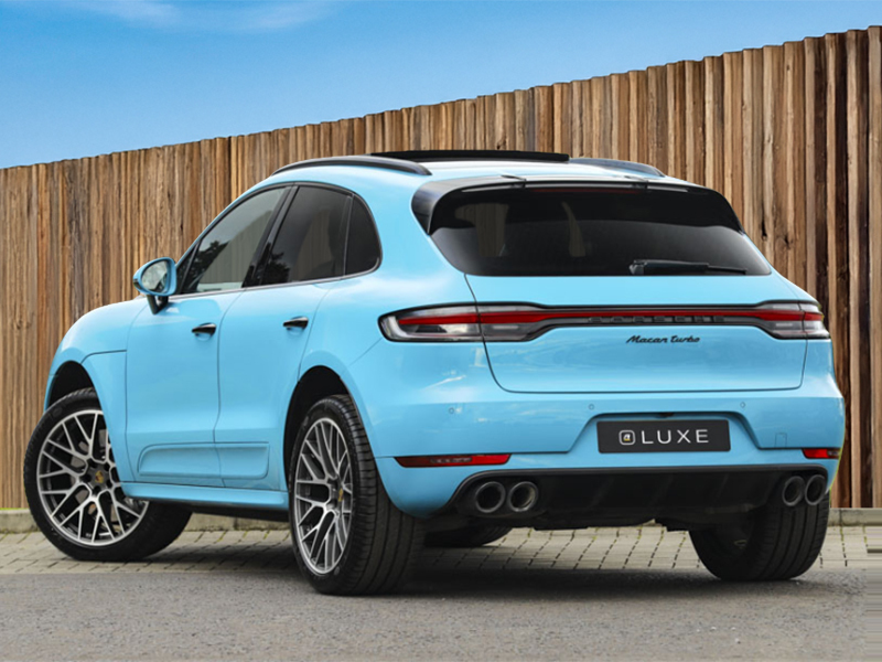 Porsche Macan Turbo Pdk Blue #2