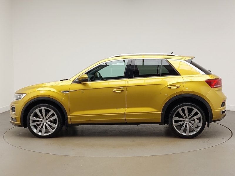 Volkswagen T-Roc 2.0 Tdi R-line Yellow #4