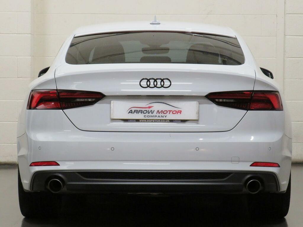Audi A5 Hatchback 2.0 Tfsi 40 S Line Sportback S Tronic Eu NV69KJN White #3