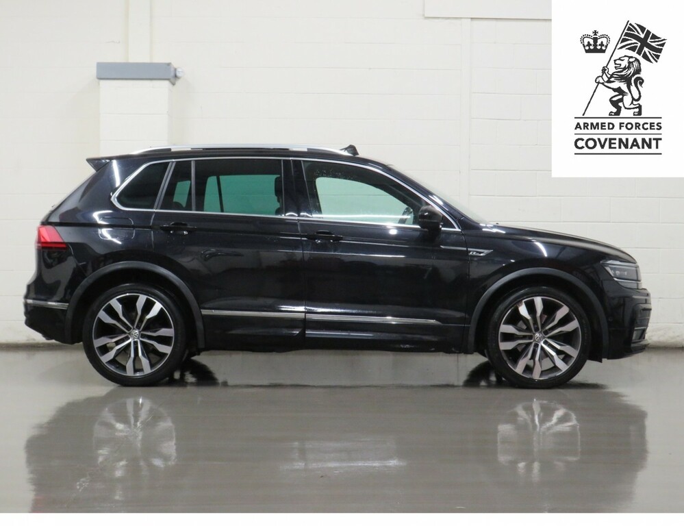 Volkswagen Tiguan Suv 2.0 Tdi R-line Dsg Euro 6 Ss 201919 PF19NVA Black #2