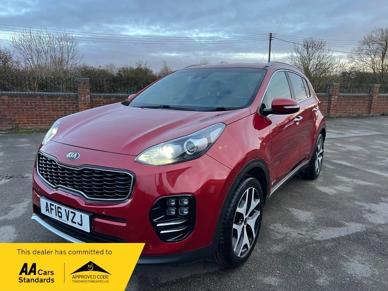 Kia Sportage Gt-line Red #3