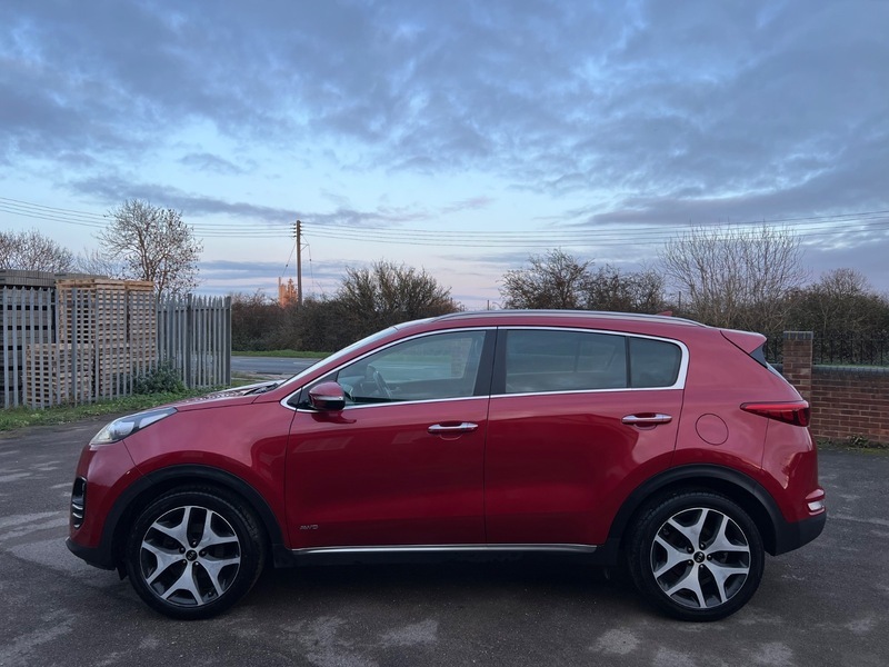 Kia Sportage Gt-line Red #4