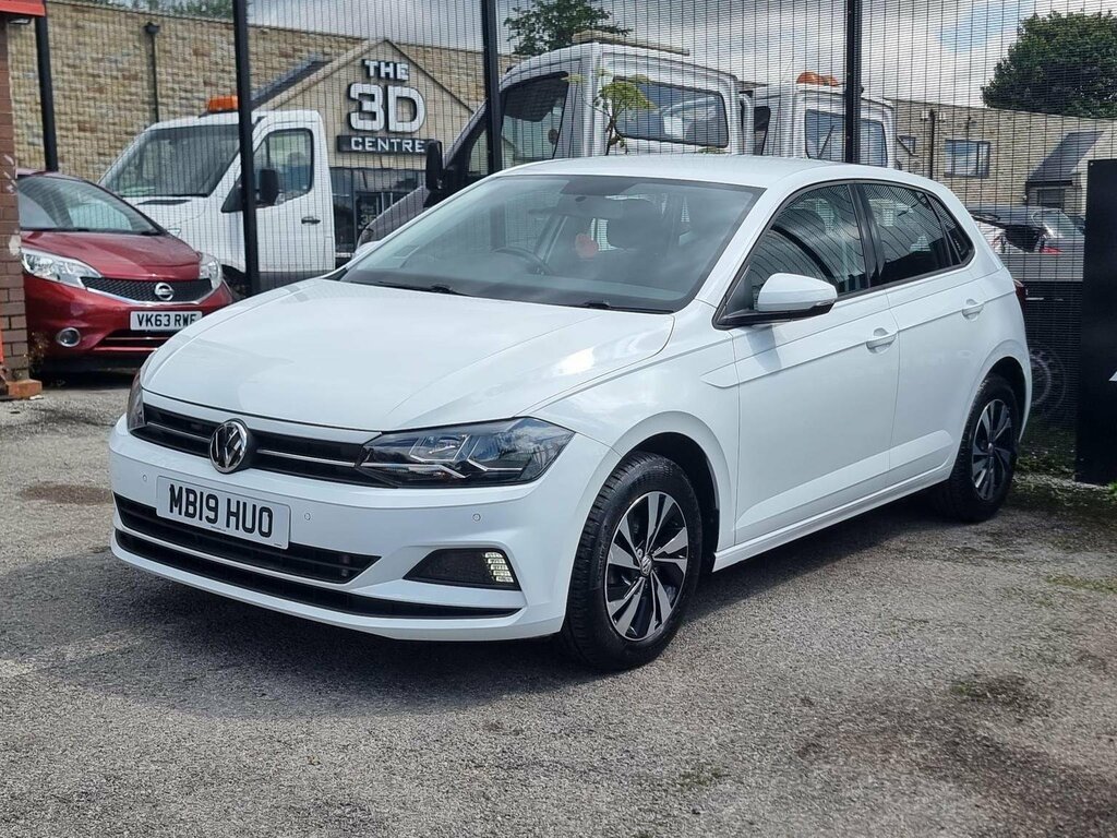 Volkswagen Polo 1.0 Tsi Se Dsg Euro 6 Ss 201919 MB19HUO White #3