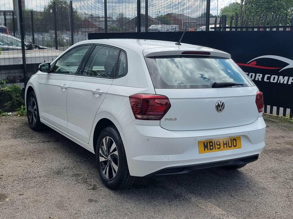 Volkswagen Polo 1.0 Tsi Se Dsg Euro 6 Ss 201919 MB19HUO White #6