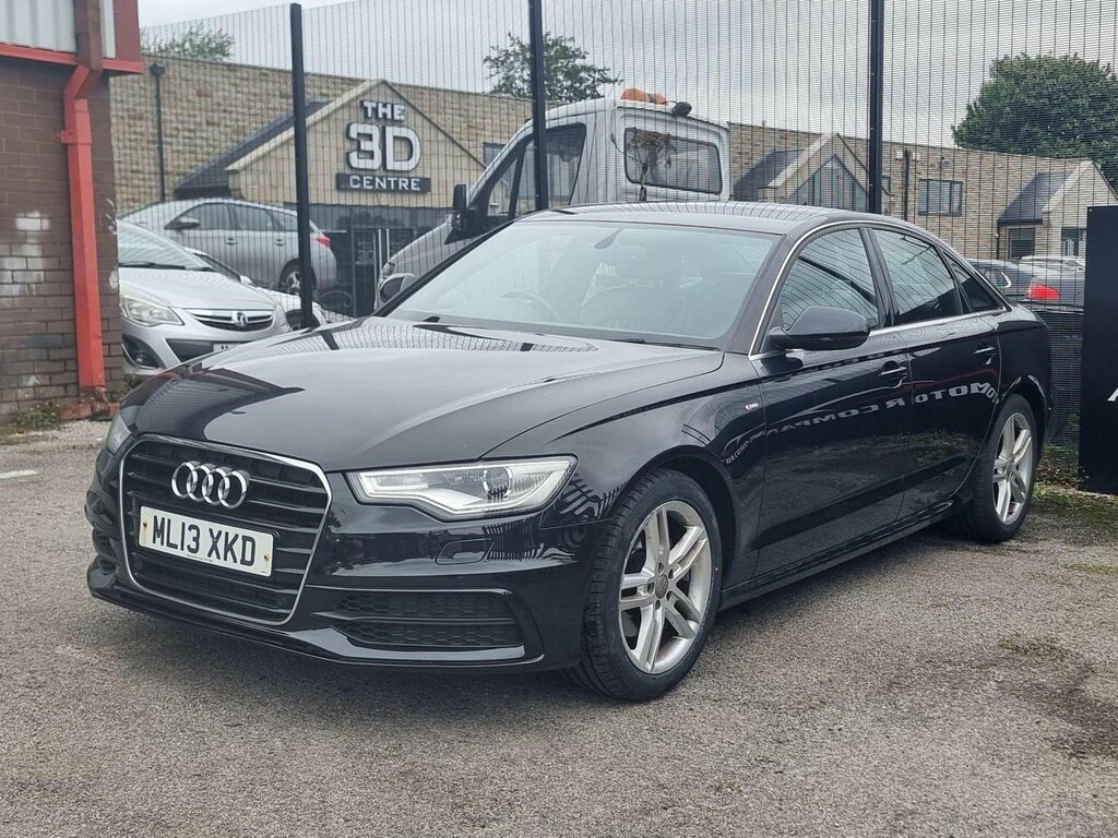 Audi A6 Saloon 2.0 Tdi S Line Multitronic Euro 5 Ss 2013 Black #3