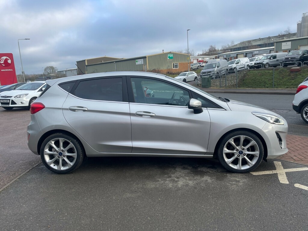 Ford Fiesta Titanium 1.0T 100Ps Ecoboost With Panoramic Su MA67USE Silver #4