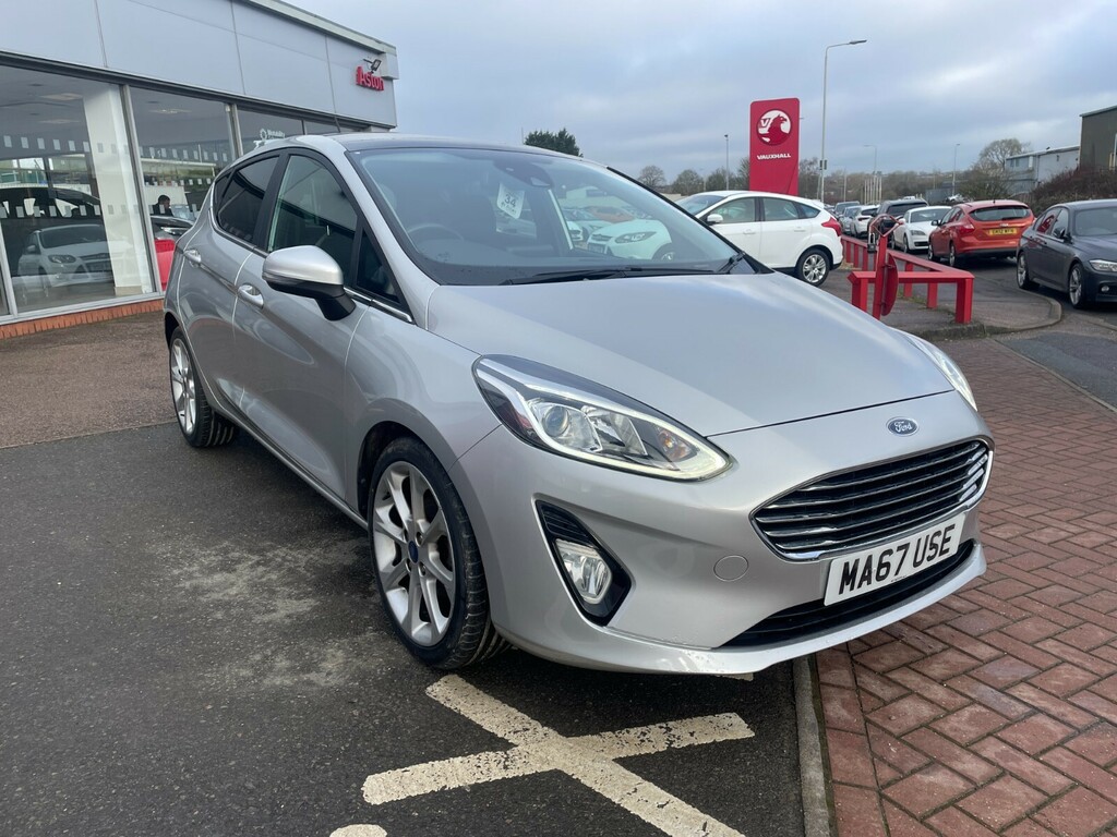 Ford Fiesta Titanium 1.0T 100Ps Ecoboost With Panoramic Su MA67USE Silver #3