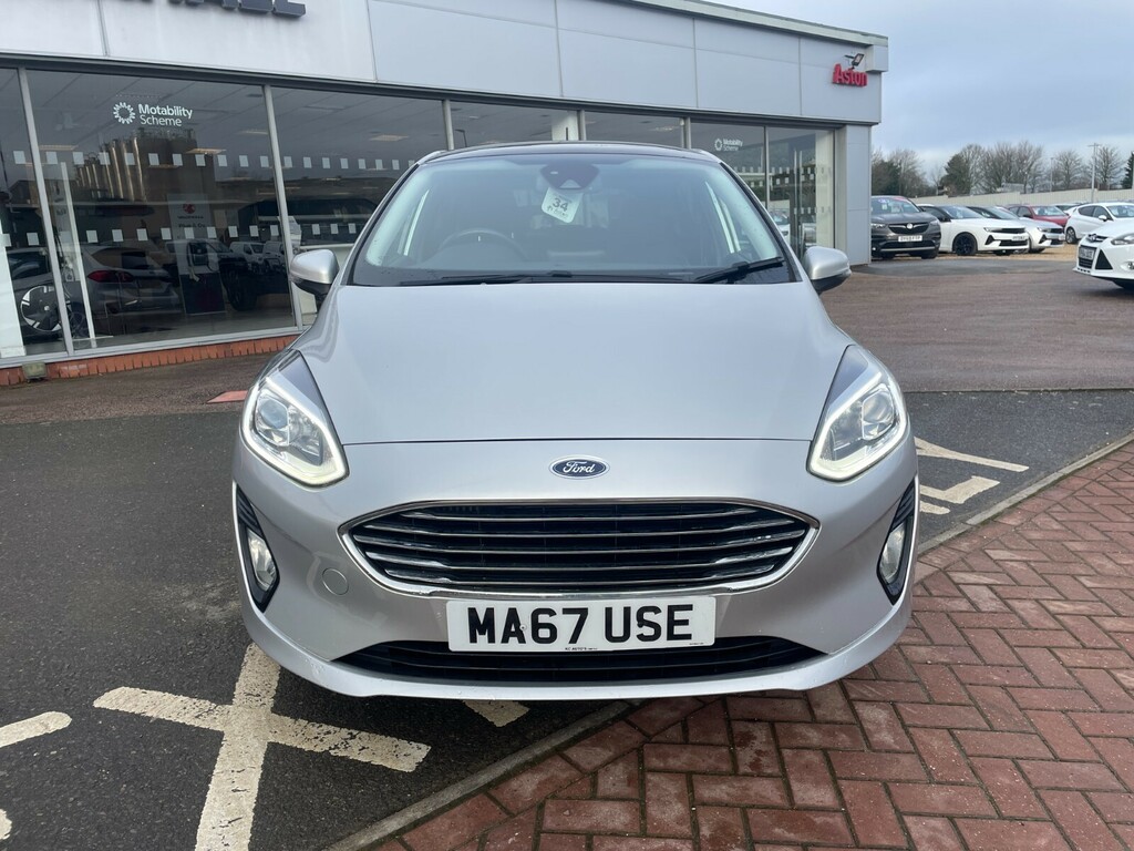 Ford Fiesta Titanium 1.0T 100Ps Ecoboost With Panoramic Su MA67USE Silver #2