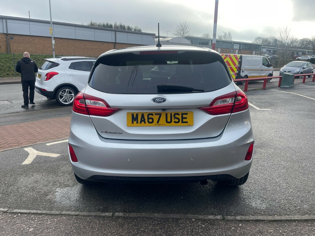 Ford Fiesta Titanium 1.0T 100Ps Ecoboost With Panoramic Su MA67USE Silver #6